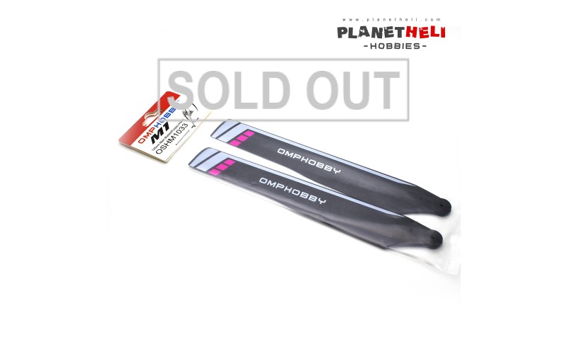 OMPHOBBY M1 3D Helicopter 125mm Main Blades Purple